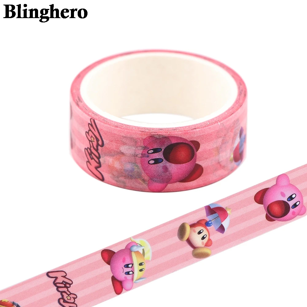

CB546 Kawaii Pink Decorative Adhesive Tape Washi Tape Diy Scrapbooking Stickers Label Stationery Office School Supply
