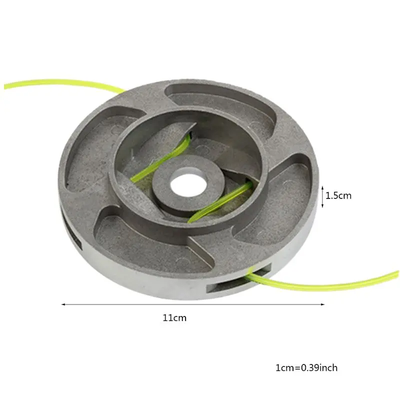 

Universal Aluminum Grass Trimmer Head Brush Cutting Line Lawn Mower Garden Tool