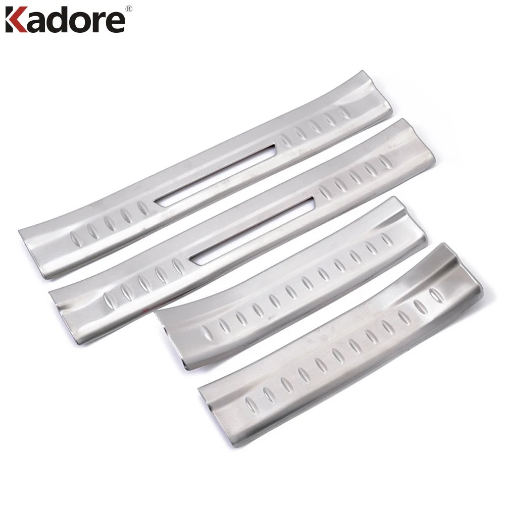 

For Kia Sorento 2013 2014 Stainless Steel Inner Door Sill Scuff Plate Cover Trim Threshold Protector Welcome Pedal Car Styling