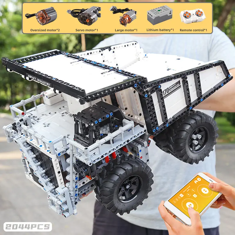 Yeshin APP Motor Technic автомобиль совместим с 29973 горнодобывающим грузовиком T284 модель