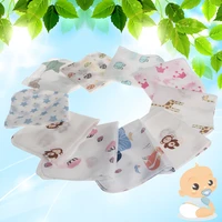 10pcs baby infant towel 2828cm muslin towel handkerchiefs two layers wipe towel