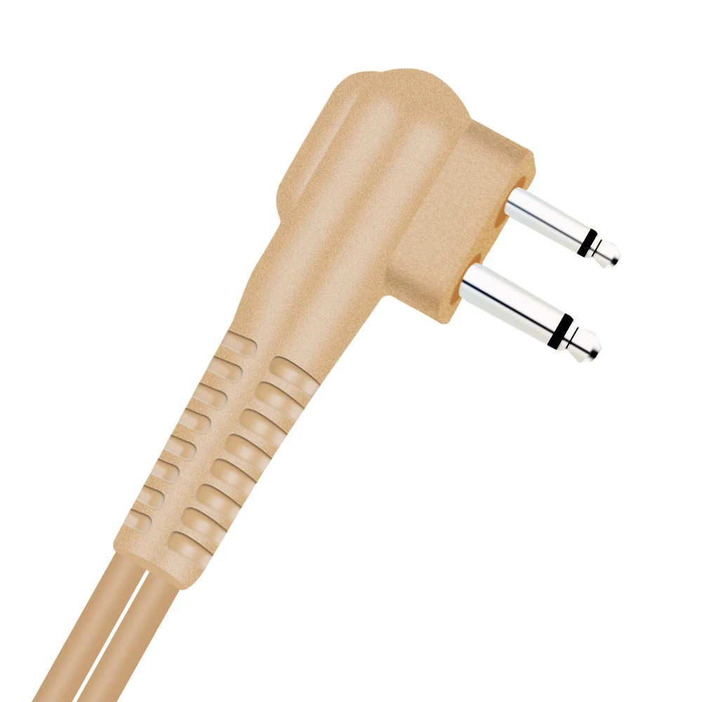 Acoustic PTT Earpiece Secret Agent Security Bodyguard Police 2 Pin Radio Earphone for Motorola CP010 CP140 GP68 EP450 DEP450