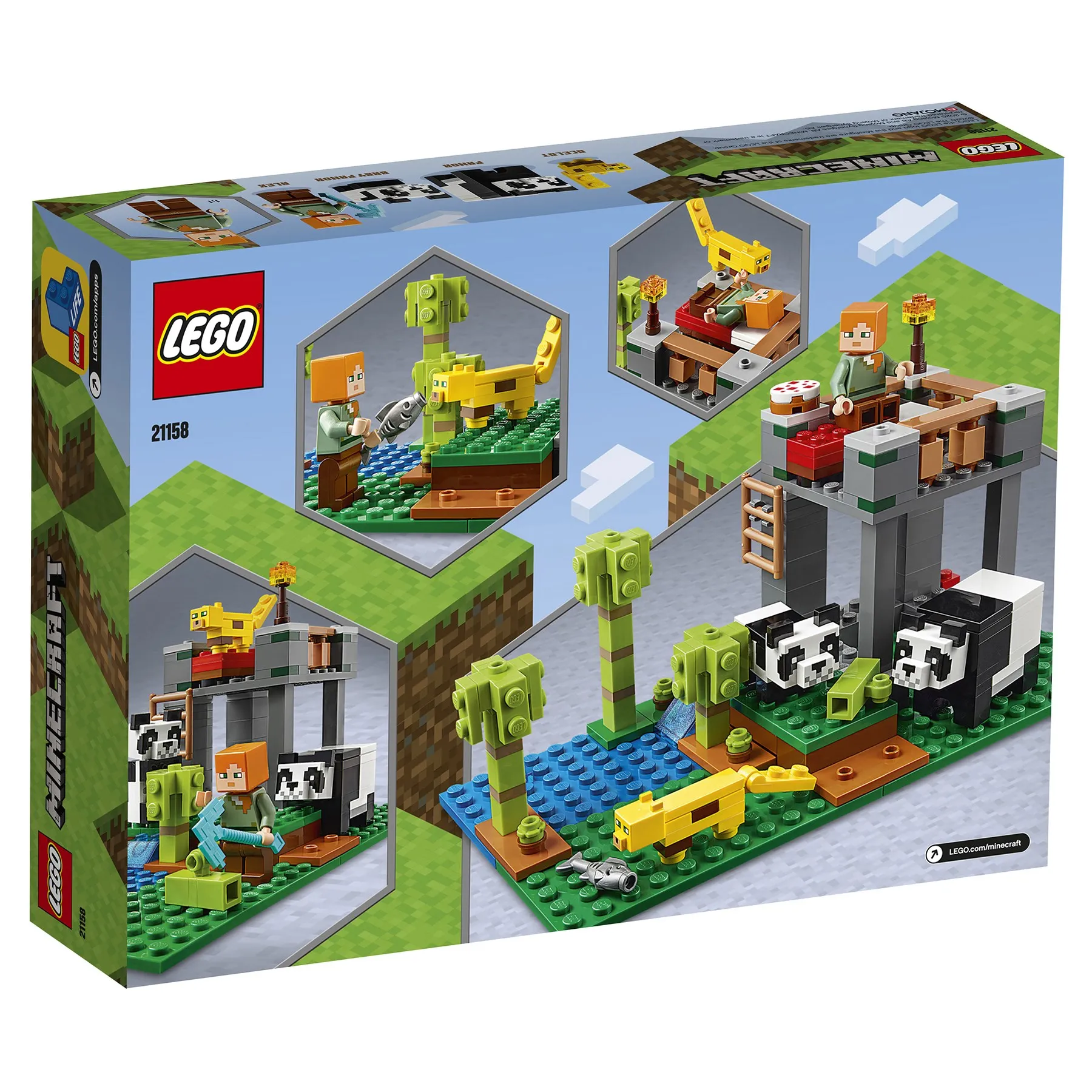 Конструктор LEGO Minecraft 21158 Питомник панд|Блочные конструкторы| |