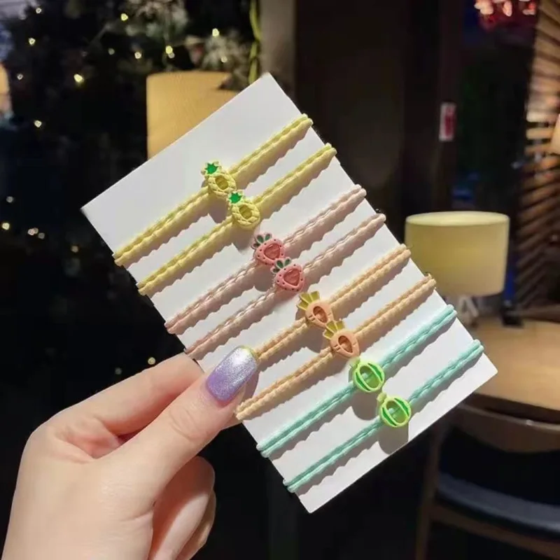 Японский и корейский 2021 летний VIP-резинка для волос с маленькими свежими фруктами