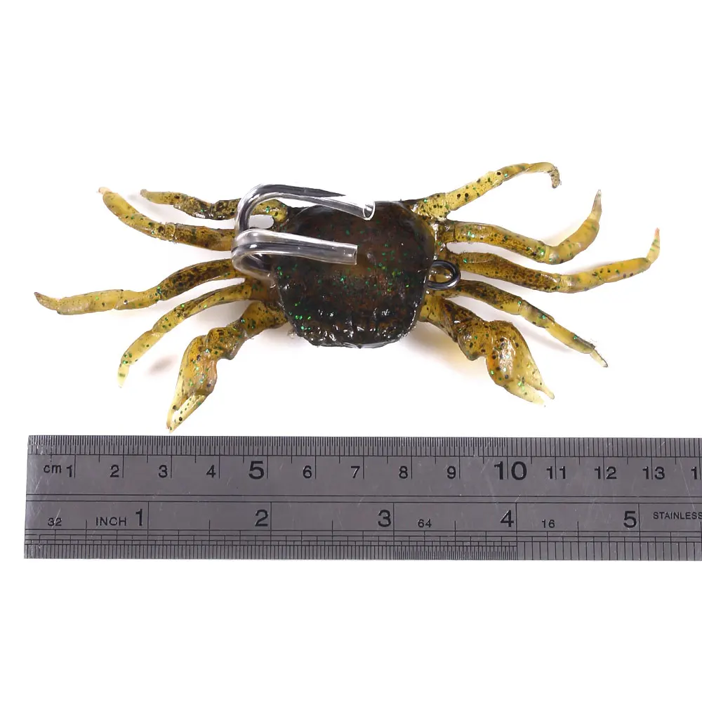 Наощуп 1 шт. бионические приманки для рыбной ловли маленький краб мягкие