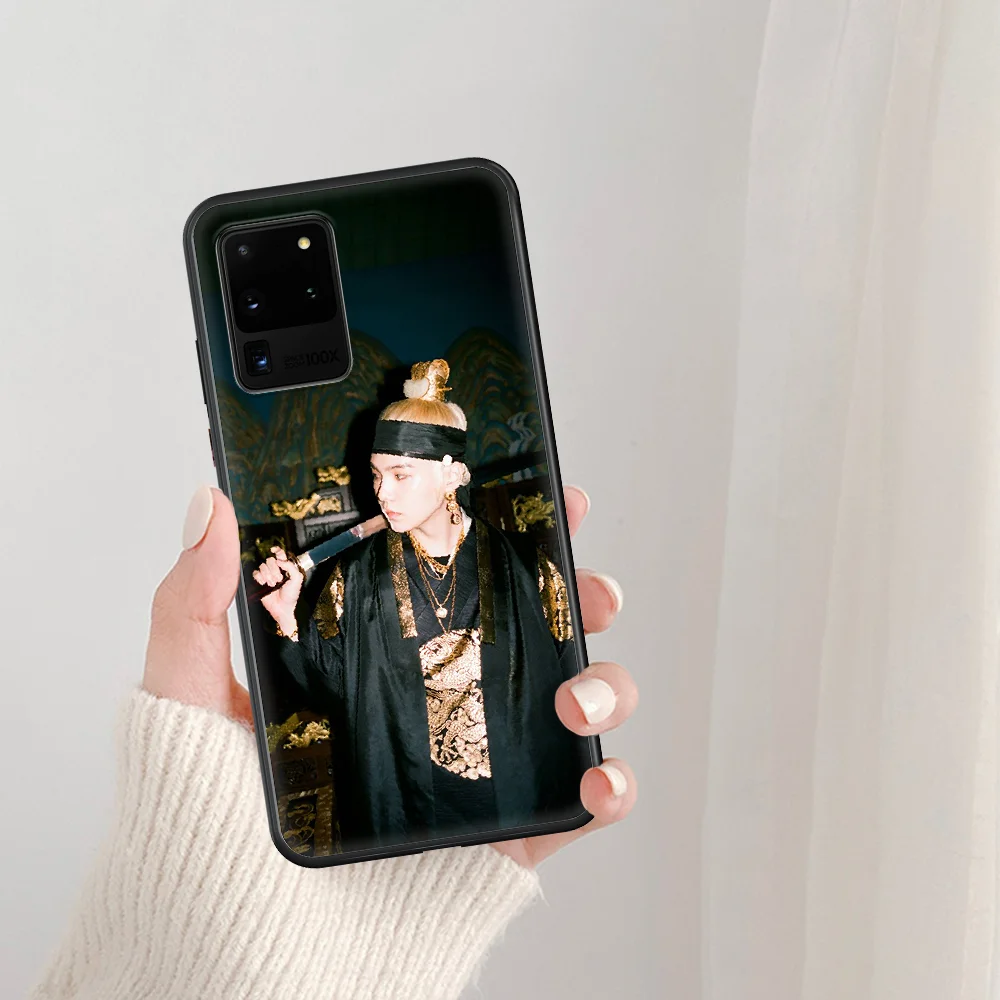 

Agust D suga king Phone Case For Samsung Galaxy Note S 8 9 10 20 Plus E Lite Uitra black Coque Luxury Cell Trend Waterproof