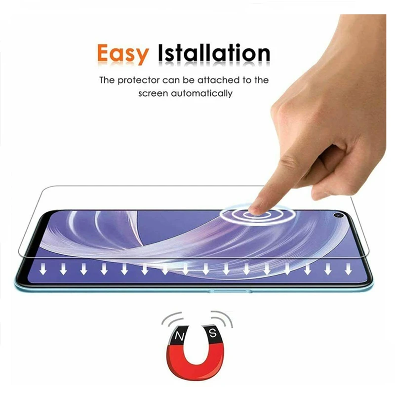Protector de pantalla de vidrio templado para Oppo A73 5G, pel&iacute;cula protectora para Oppo a73 A 73 73a, 3 uds.-5