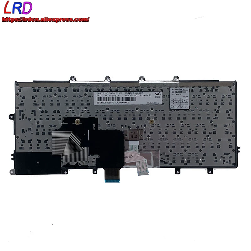 Новая Оригинальная шведская финская Клавиатура для ноутбука Lenovo Thinkpad X270 A275 X240 X250