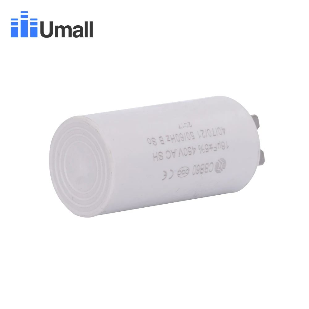 CBB60 450V 16 мкФ Бег моторный запускаемый конденсатор с алюминиевой крышкой для подвергать механической обработке электрической разрядки подвергать механической обработке кондиционеры четыре 4 контакта