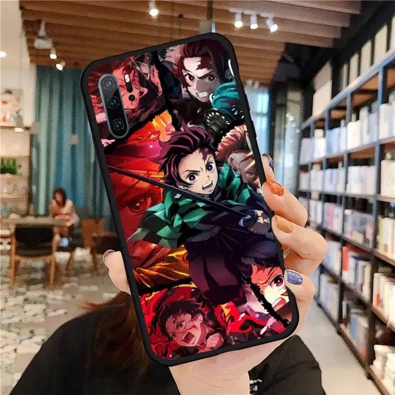 

Anime Demon Slayer Kimetsu Phone Case For Huawei honor Mate P 9 10 20 30 40 Pro 10i 7 8 a x Lite nova 5t