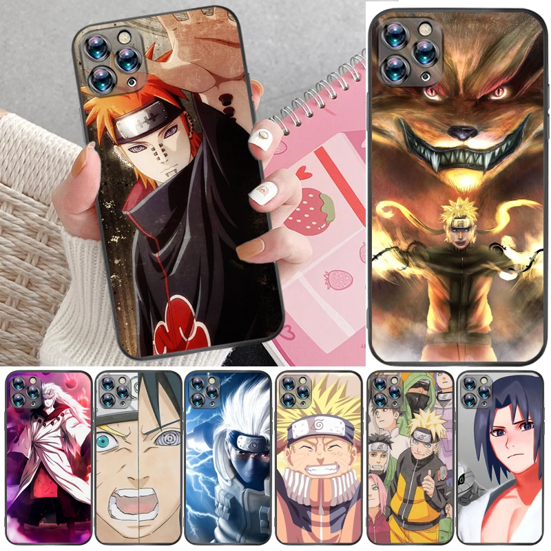 

Cool Japanese Anime Hatake Shippu Color Painting Phone Case For iPhone 6 6S Plus 7 8 Carcasa Cases Back Cover