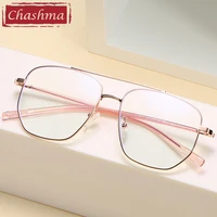 chashma women alloy eyewear oversize men prescription optical frame fashion trend spectacles