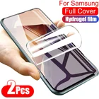 Гидрогелевая пленка 2 шт. для Samsung Galaxy S8 S9 S10E S20 FE Plus Note 8 9 10 20 Ultra A51 A71 A50 A70, защита экрана без стекла