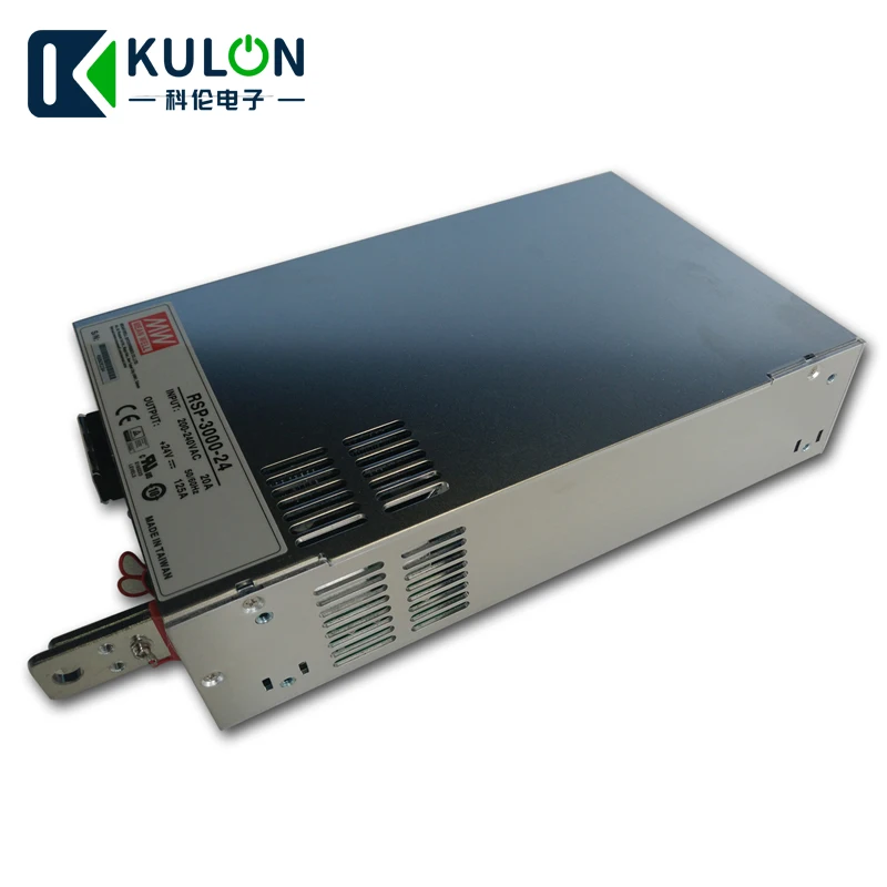 Оригинальный MEAN WELL RSP 3000 24 3000W 125A 24V ac/dc источник питания meanwell с функцией PFC для