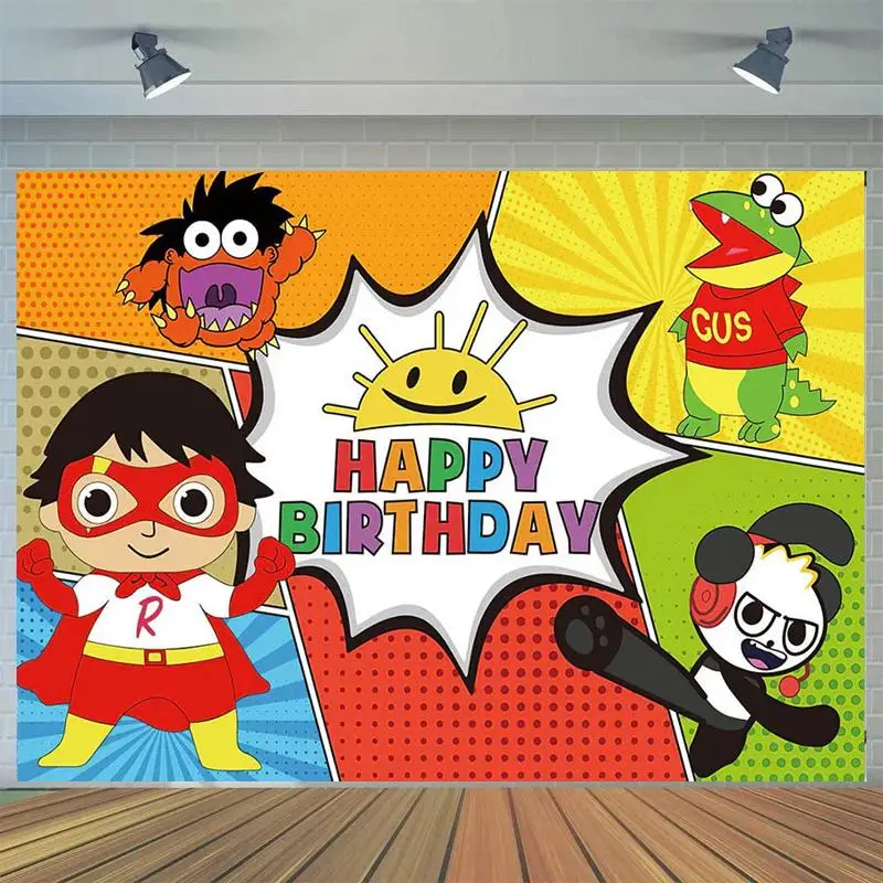 

Comic City Buildings Boom Super Girl Hero Baby Newborn Kid Birthday Backdrop Cake Table Photography Backgrounds For Photo Studio