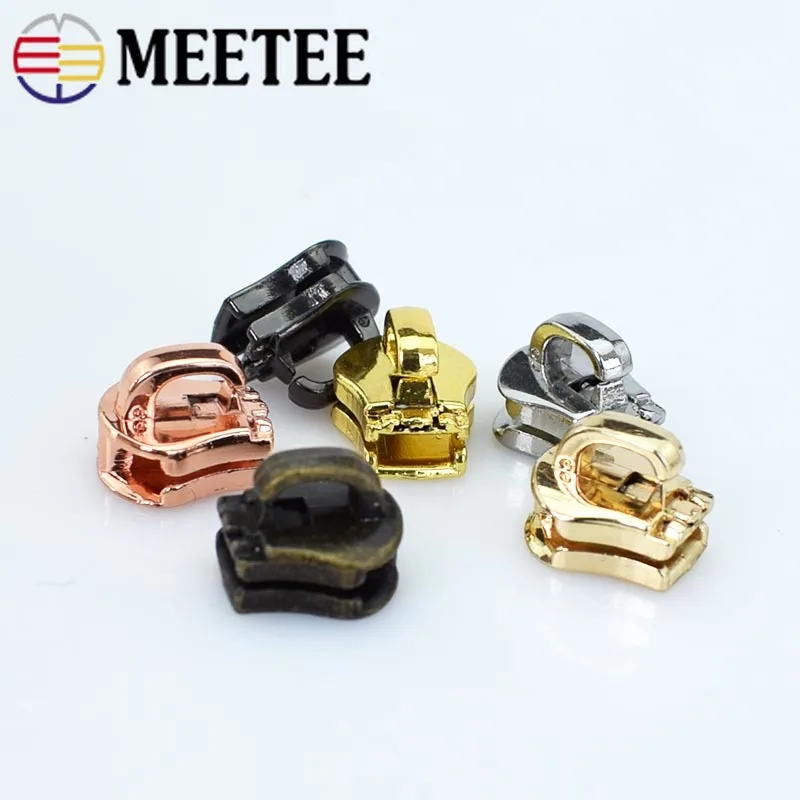 10/30pcs 5# Eco friendly Zipper Sliders For Metal Bag Head Zip Repair Kit Garment Clothing Accessories F2 16|Бегунки для молнии| |