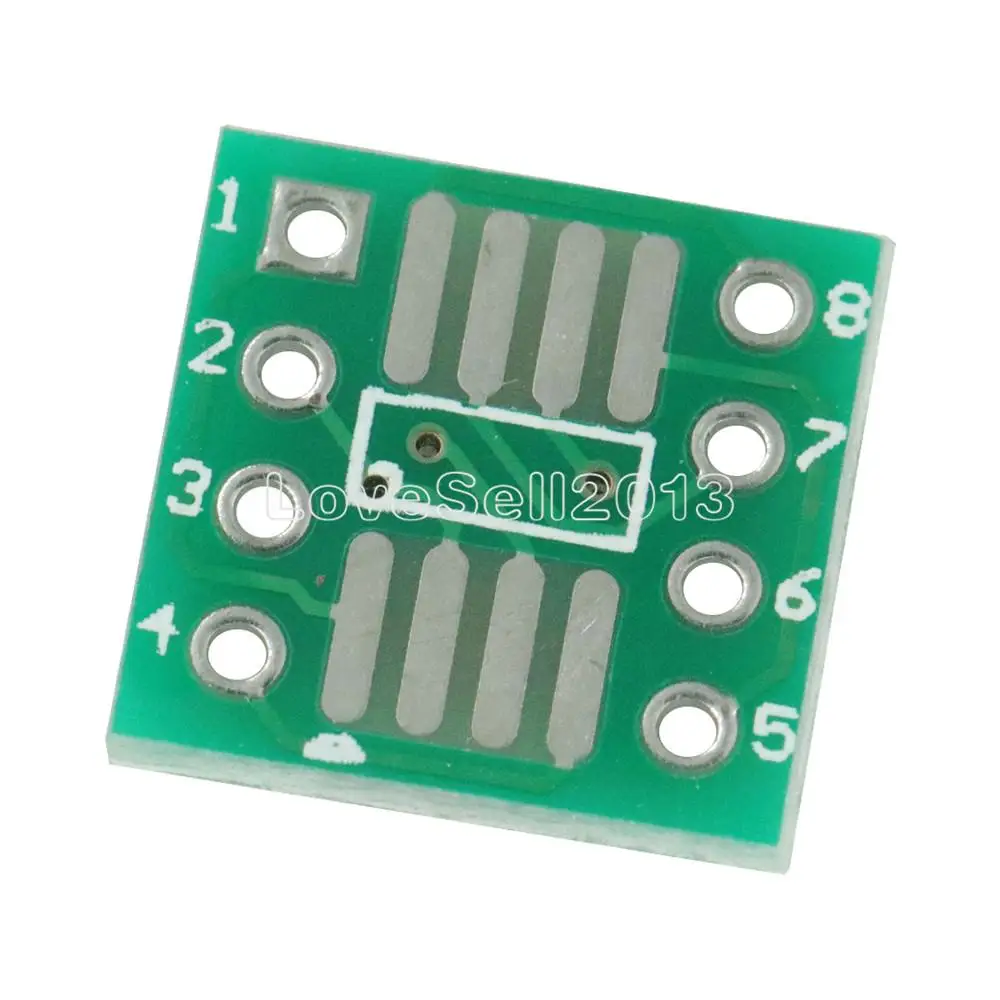 10 шт. Новое поступление плата адаптера SOP8 SO8 SOIC8 SMD К DIP8 печатная конвертер