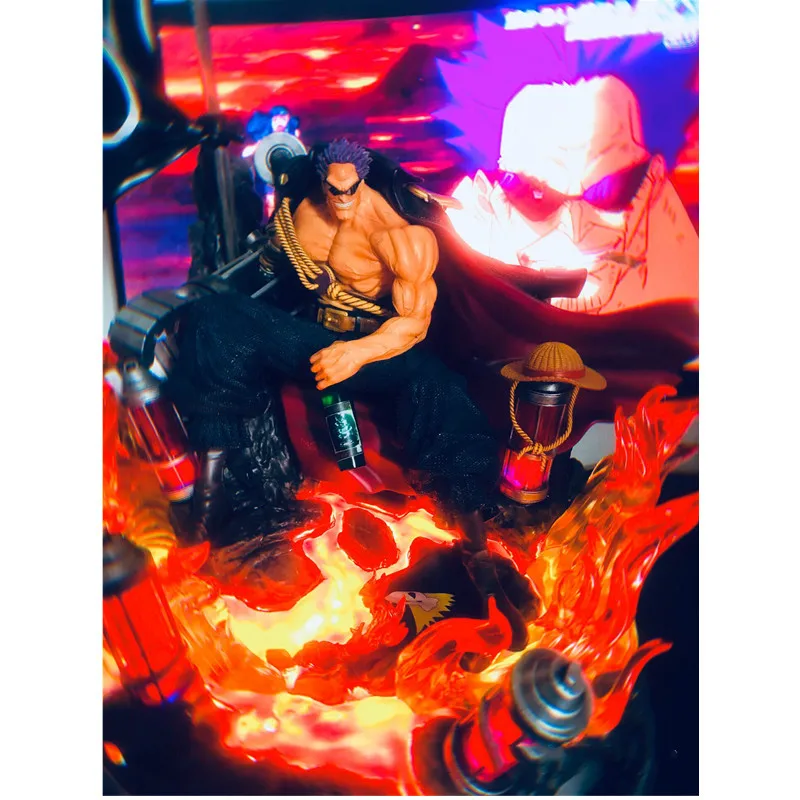 

One Piece Zephyr Statue NEO Navy Bust Full-Length Portrait Original version With LED Light GK Action Figure Toy BOX 58CM Q452