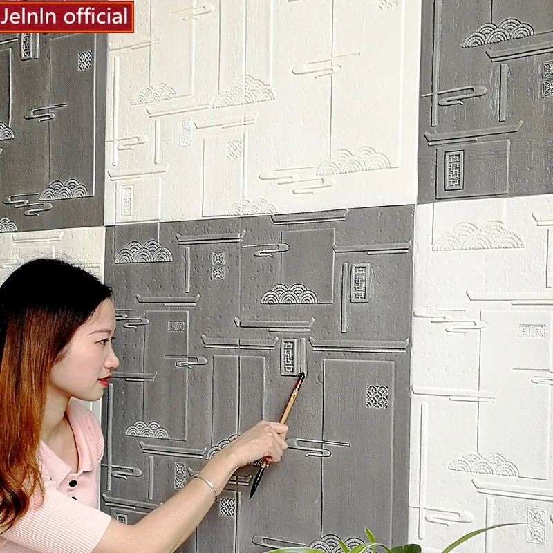 Стерео стикер на стену ТВ фон стены гостиной спальни потолок мягкий пакет