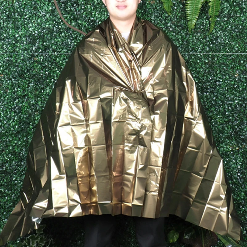 Туристическое спасательное одеяло многофункциональное водонепроницаемое для