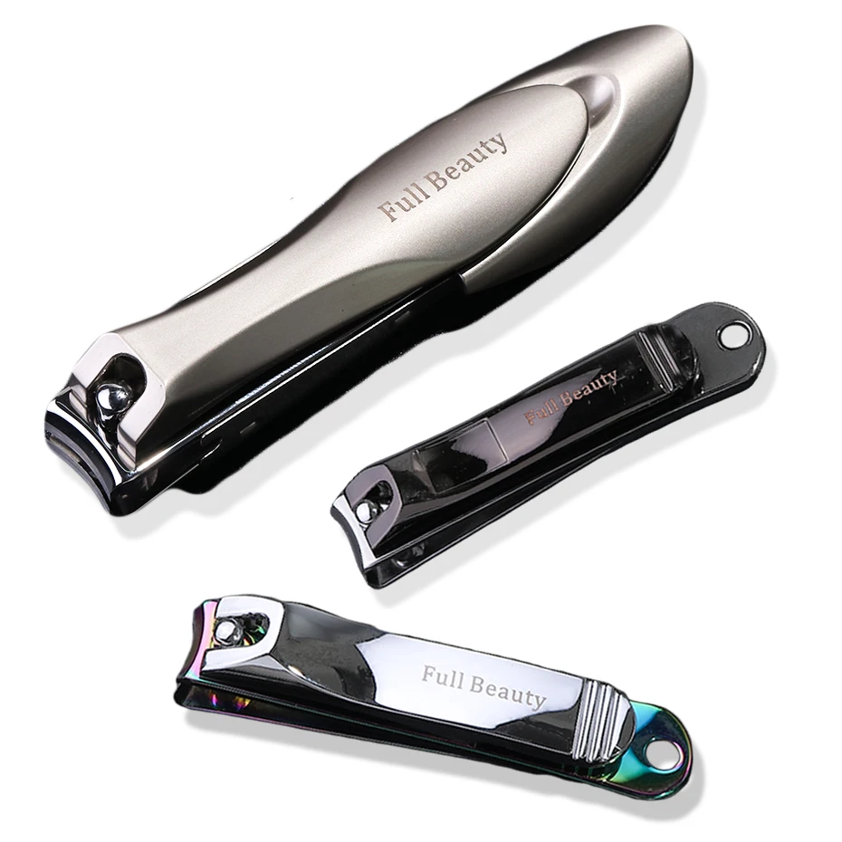 1 шт. щипчики для ногтей из нержавеющей стали золотистые и черные щипцы ухода за