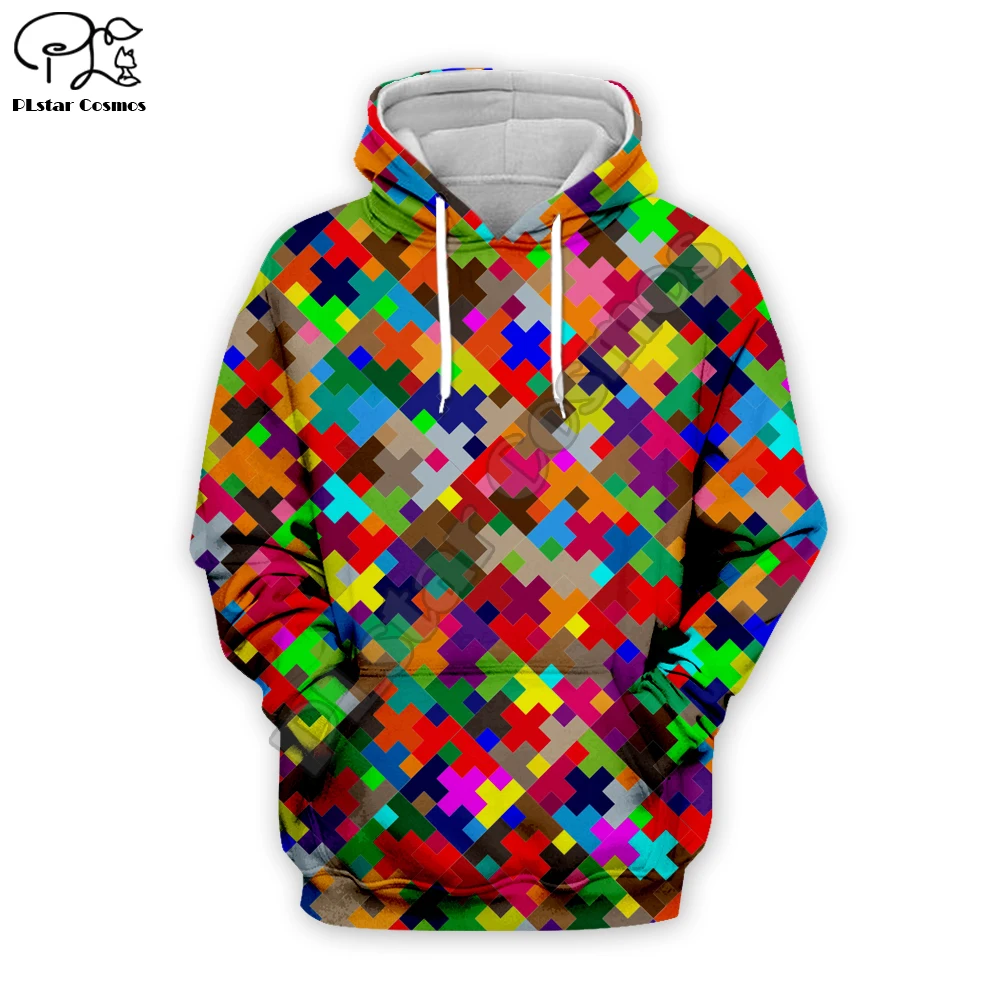 3D психоделические толстовки милые животные Олень брюки с принтом в виде граффити