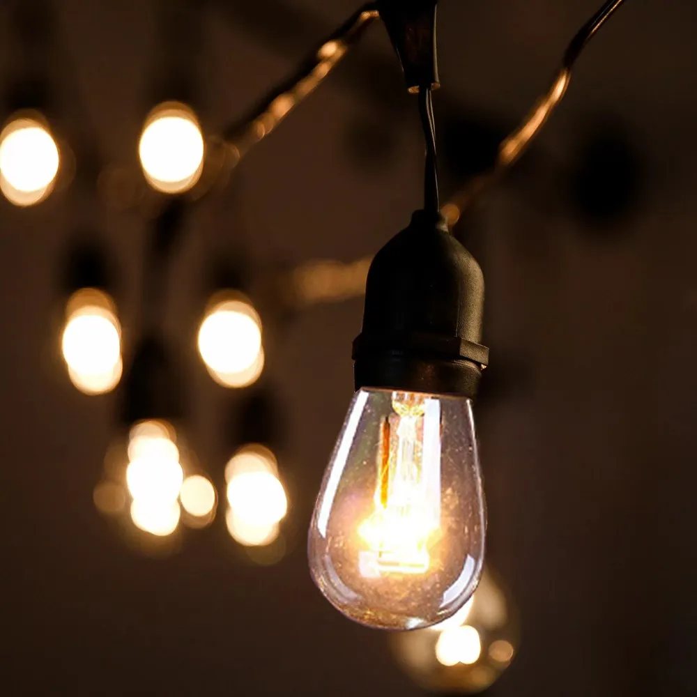 

Christmas Fairy Lights LED Bulbs Solar String Light Garland Waterproof S14 glass Bulb Holiday Lighting For Decoration