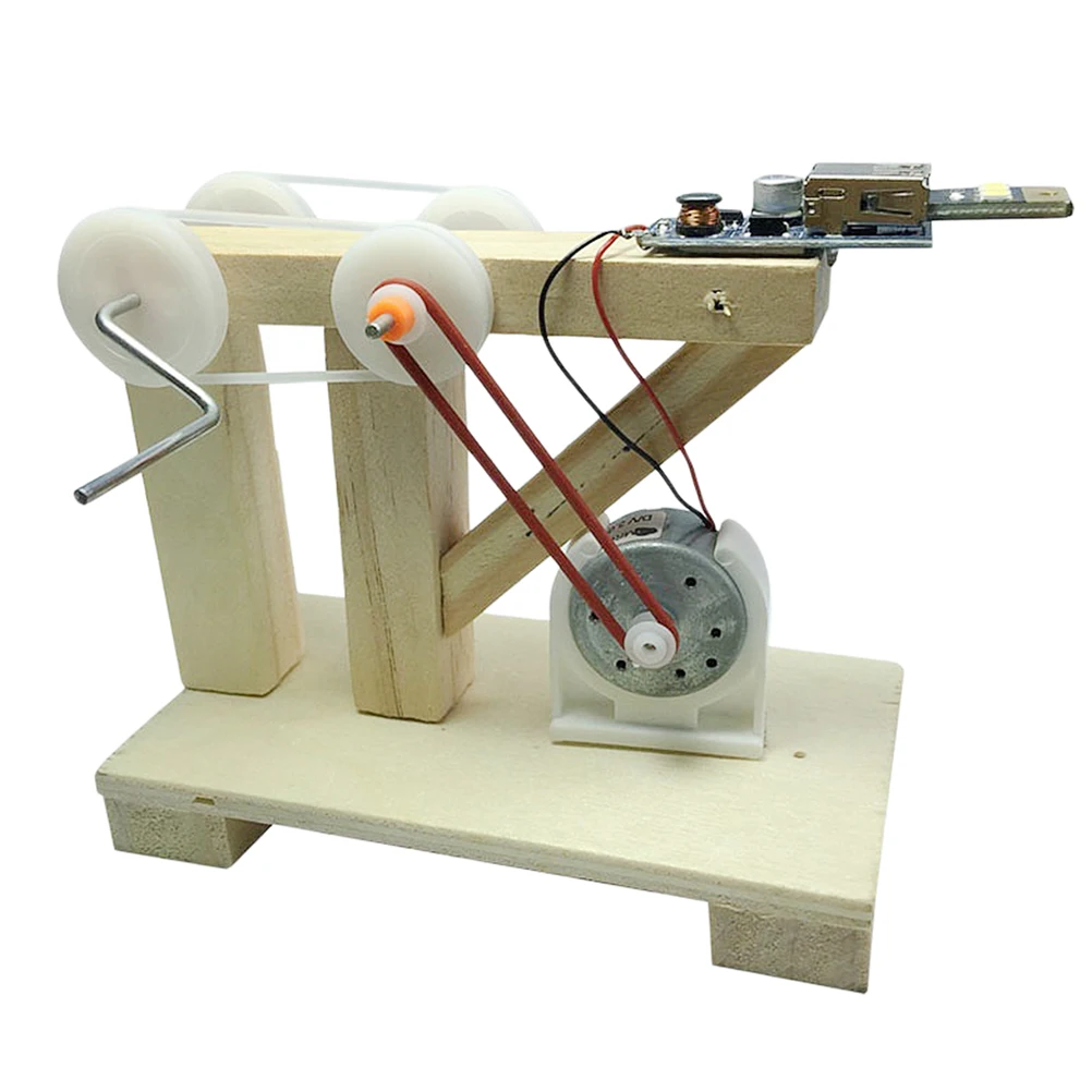 Сборные игрушки своими руками научная техника генераторная модель деревянное