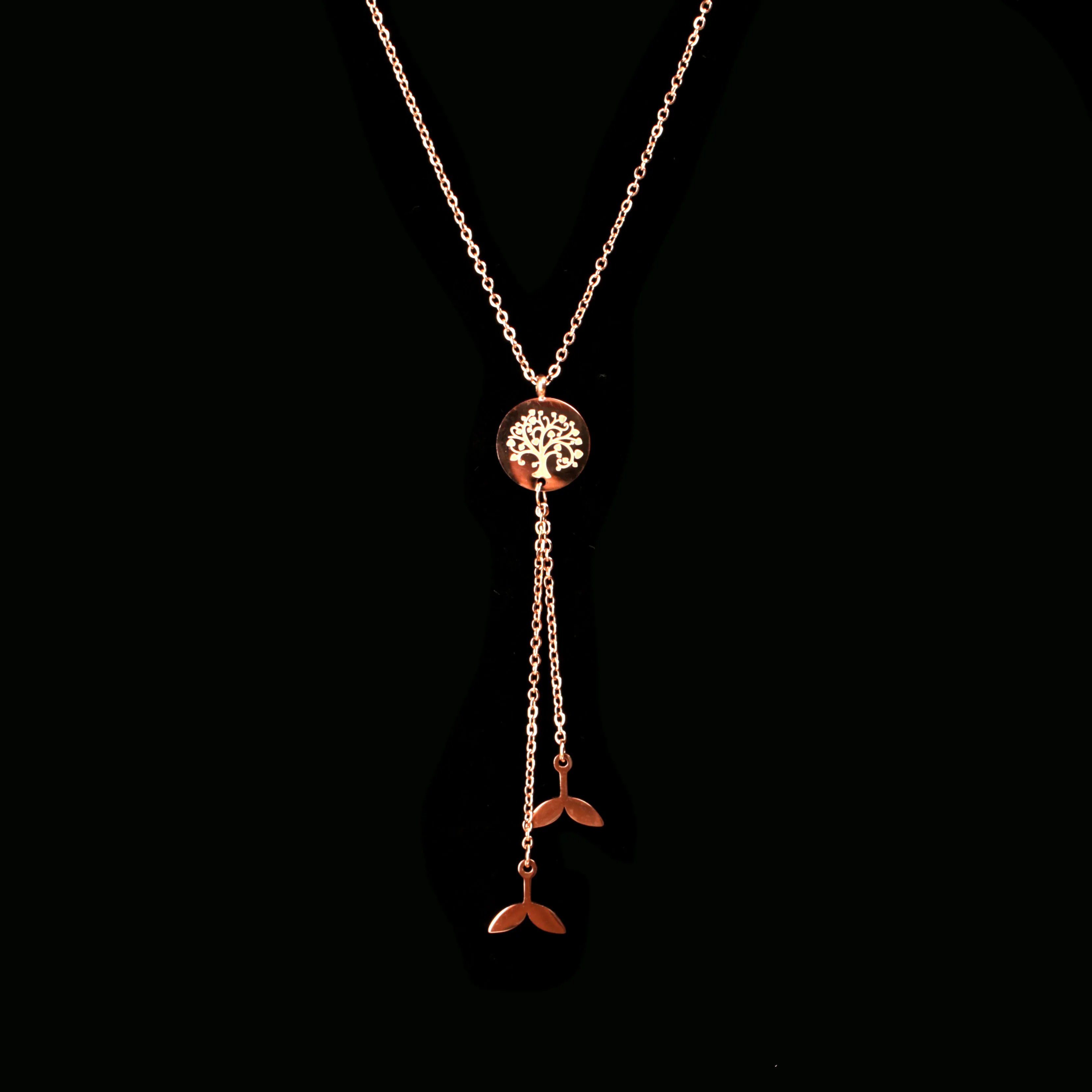 Fengnee Роскошные ювелирные изделия из нержавеющей стали для женщин Love розового