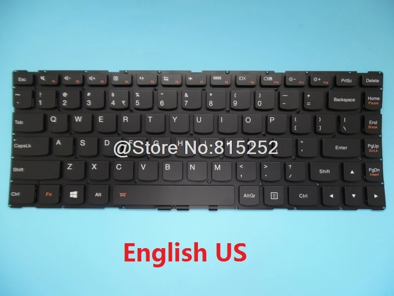Клавиатура для lenovo YOGA 500-14IBD 500-14IHW 500-14 FLEX 3-14 английский США Словенский SL Великобритания Турция TR Arabia AR с подсветкой Новинка