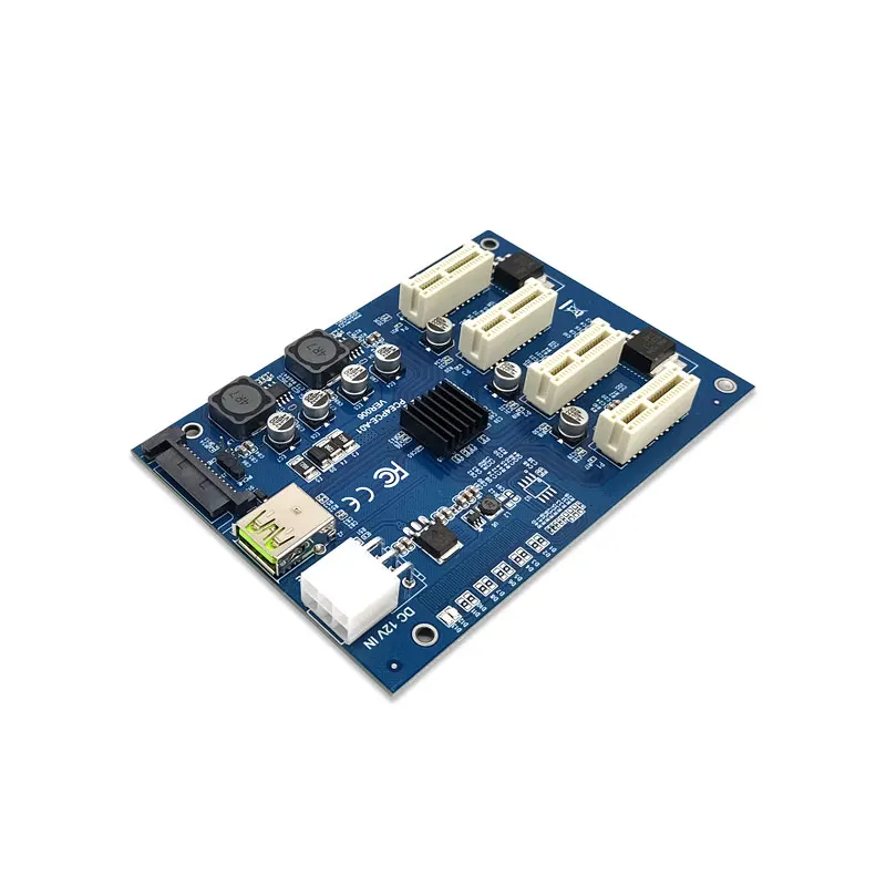 Новый PCIE 1 до 4 портов 1X плата адаптера PCI Express множитель Райзер карта PCI-E 16X