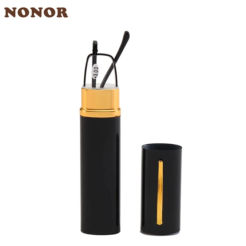 

Очки NONOR для чтения мужские, металлические элегантные портативные пресбиопические мини-очки для чтения с коробкой очки для чтения оправа дл...