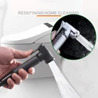 Пистолет-распылитель Toliet из нержавеющей стали 304, ручной распылитель для биде для ванной, самоочищающийся