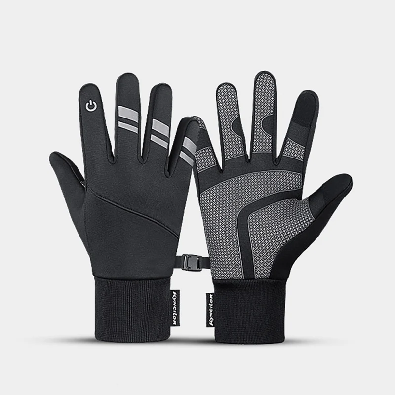 

Winter Windproof Warm Skiing Gloves Men's Touch Screen Fishing Cycling Gloves Non-slip Driving Motorcycle Gloves