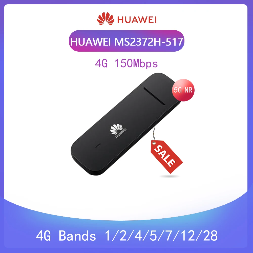 

Разблокированный Huawei MS2372 MS2372H-517, 4G 150 Мбит/с, LTE Cat4 Industrial IoT ключ, Поддерживаемые ОС: Linux 4G диапазоны 1/2/4/5/7/12/28 + антенна