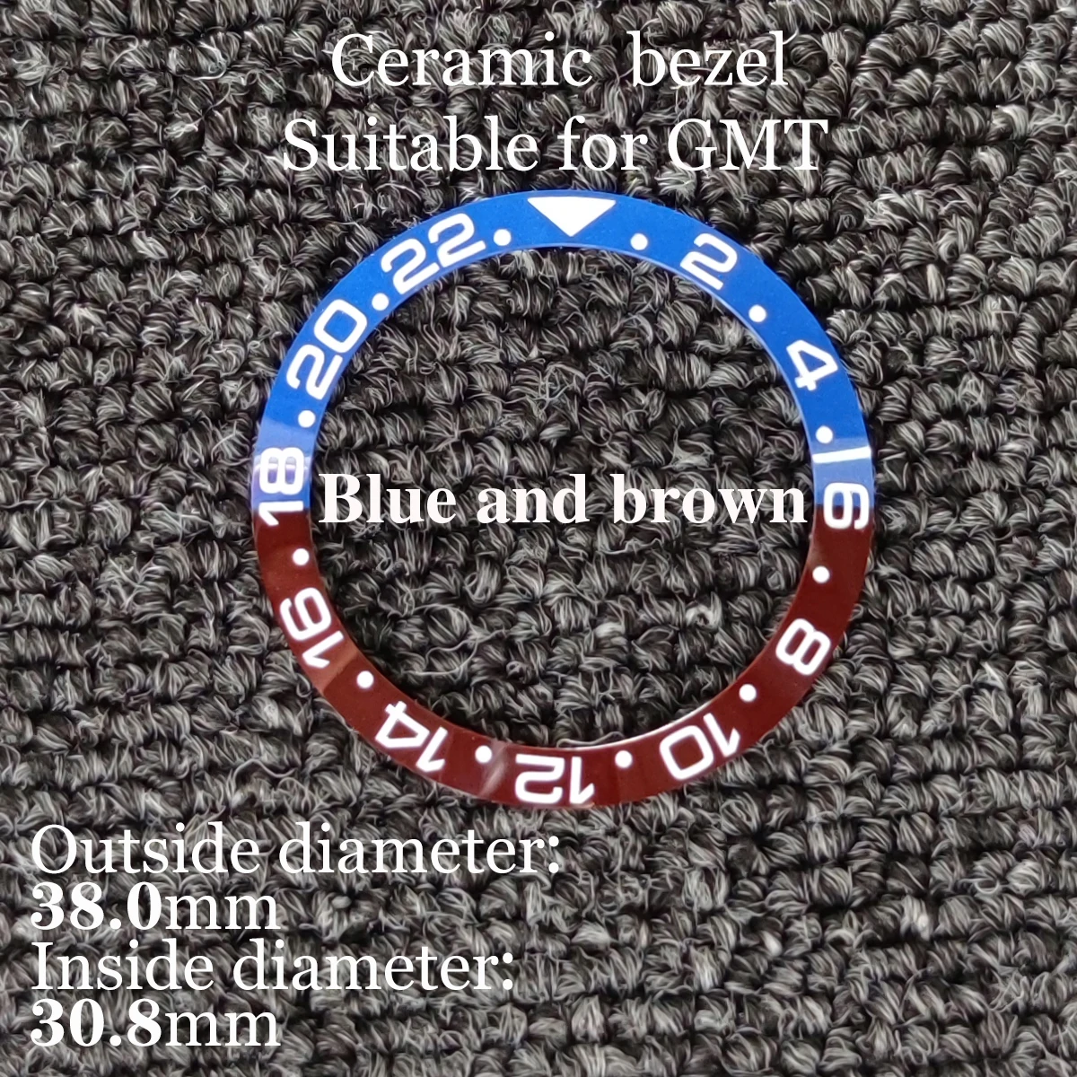 

38mm 2021 New Style Advanced Engraved Ceramic Bezel Suitable For 40mm Case Accessories