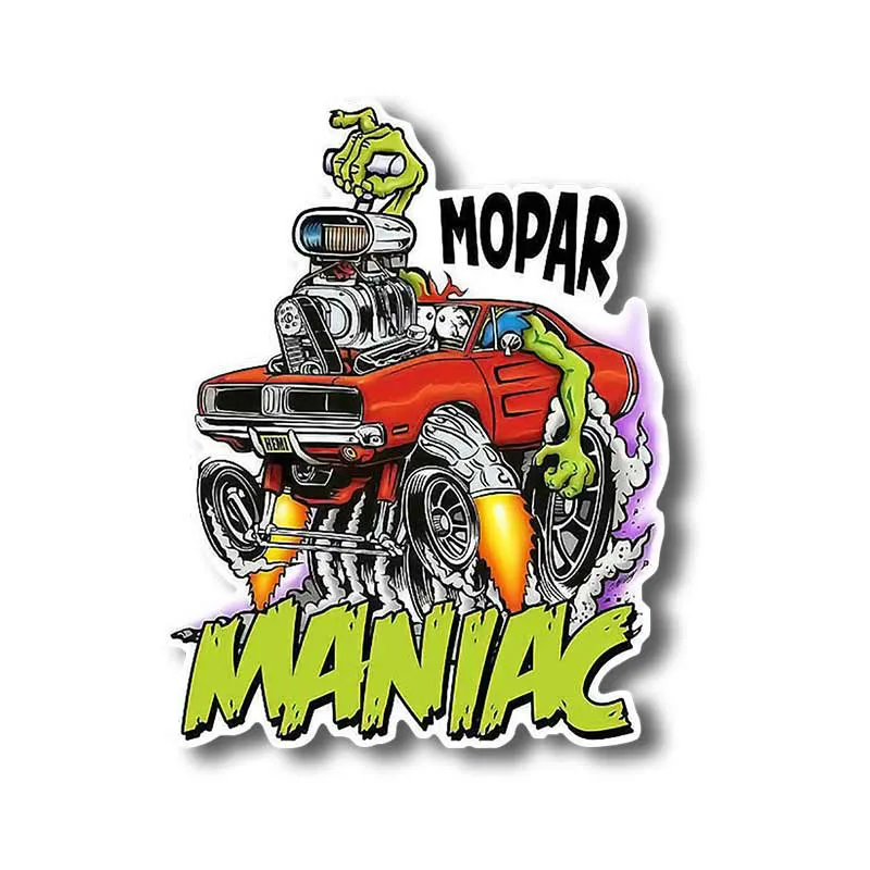 

Interesting Personality MANIAC Decal Cartoon Car Sticker Vinyl Graphic Decor for Window Bumper Trunk Car Styling 13cm * 10cm