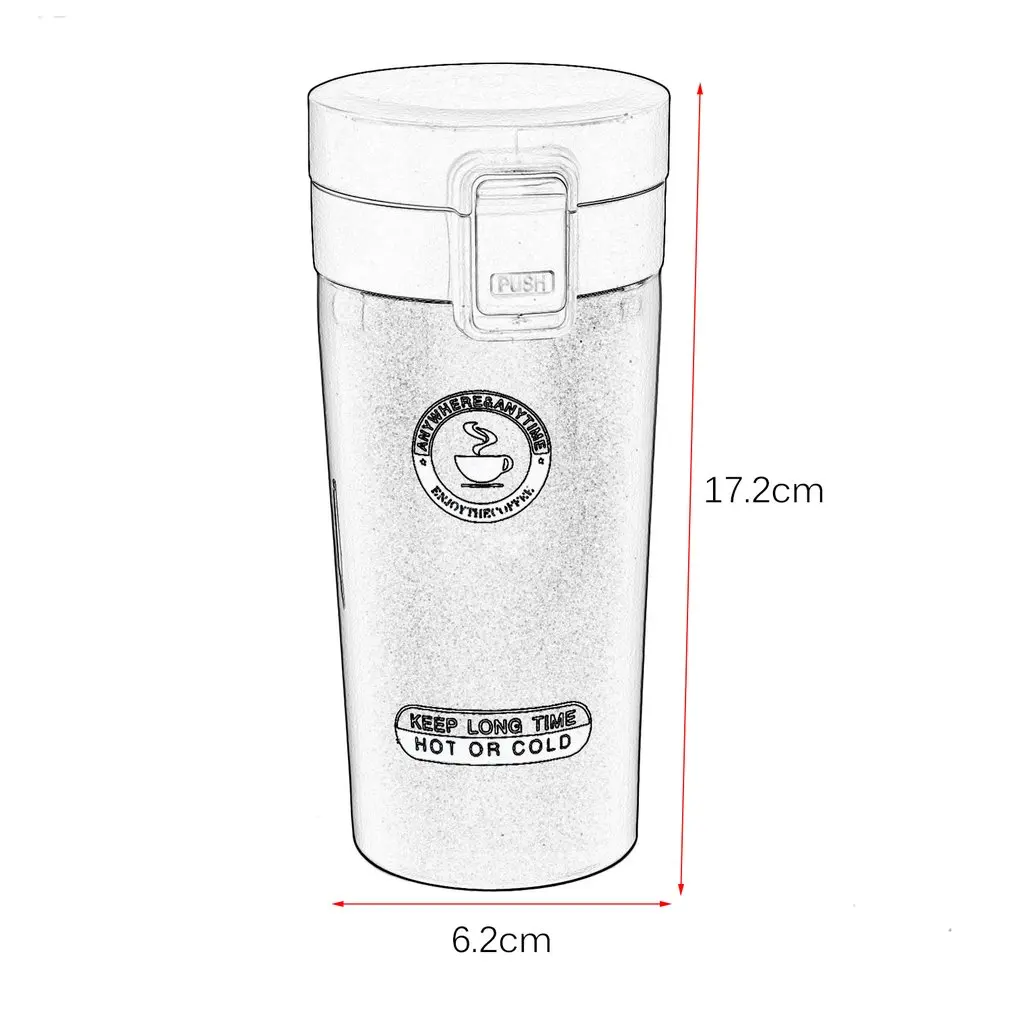 Портативная Термокружка Из Нержавеющей Стали в японском стиле 380/320 мл Кружка для