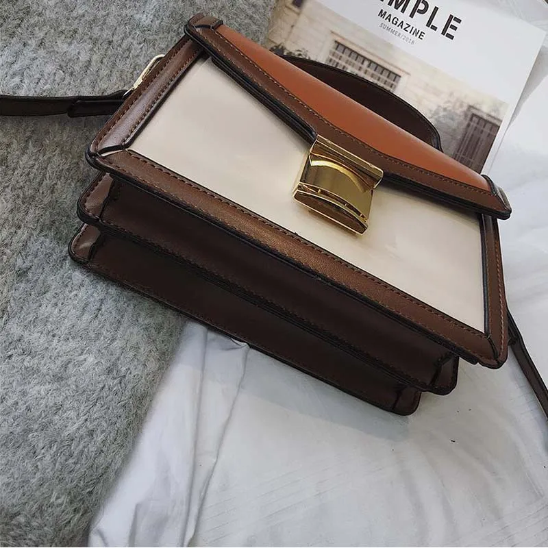 Модная женская маленькая сумочка с панелями кошельки 2019 ретро сумка сумки