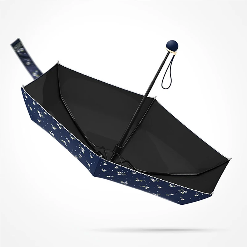 

Daisy Umbrellas Mini Pocket Women UV Small Rain Lady Waterproof Sun Parasol Convenient Girls Travel Parapluie Kid Umbrellas