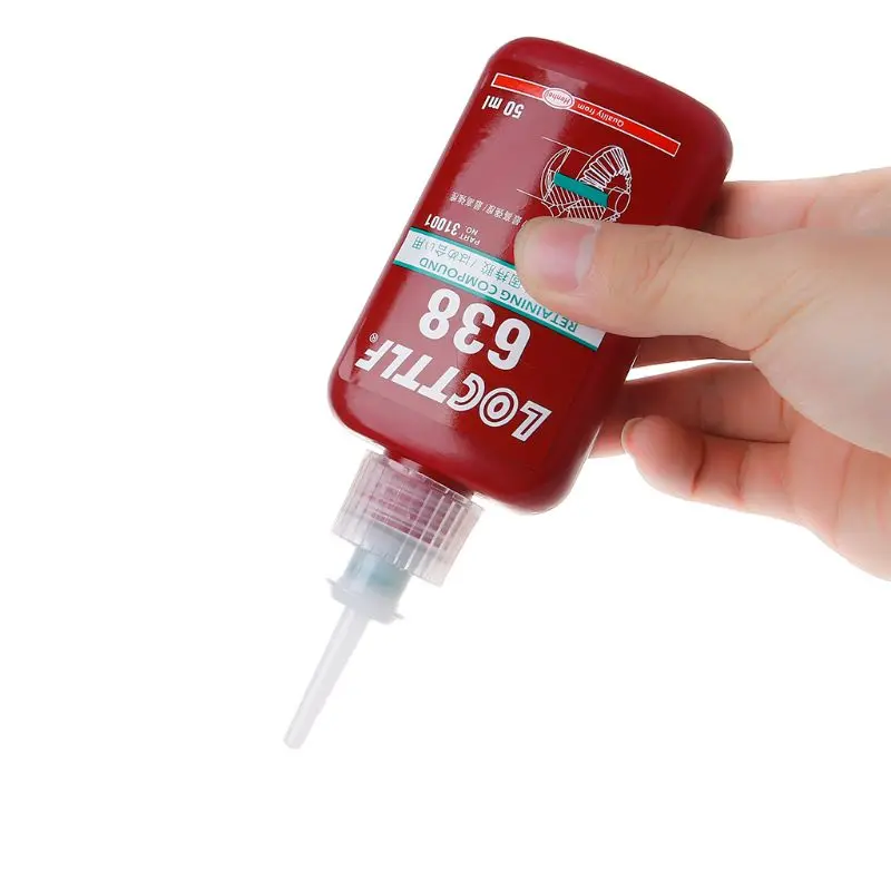 

638 Retaining Compound Thread locker 50ml Adhesive Glue for Bearing Flange Hose