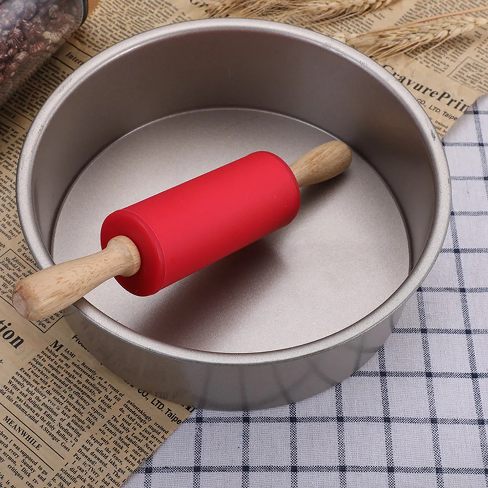 Силиконовые палочки с антипригарной деревянной ручкой кухонные инструменты