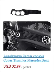 Angelguoguo Автомобильный Дверной Болт замок булавки кнопки дверного переключателя наклейка для Mercedes-Benz- C класс/- E класс/GLC класс