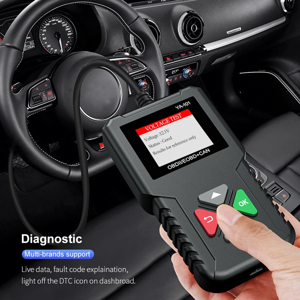 

YAWOA YA-101 Automotive OBD2 Scanner OBD Code Reader car code reader scanner tools For Car Check Engine Fault Diagnostic
