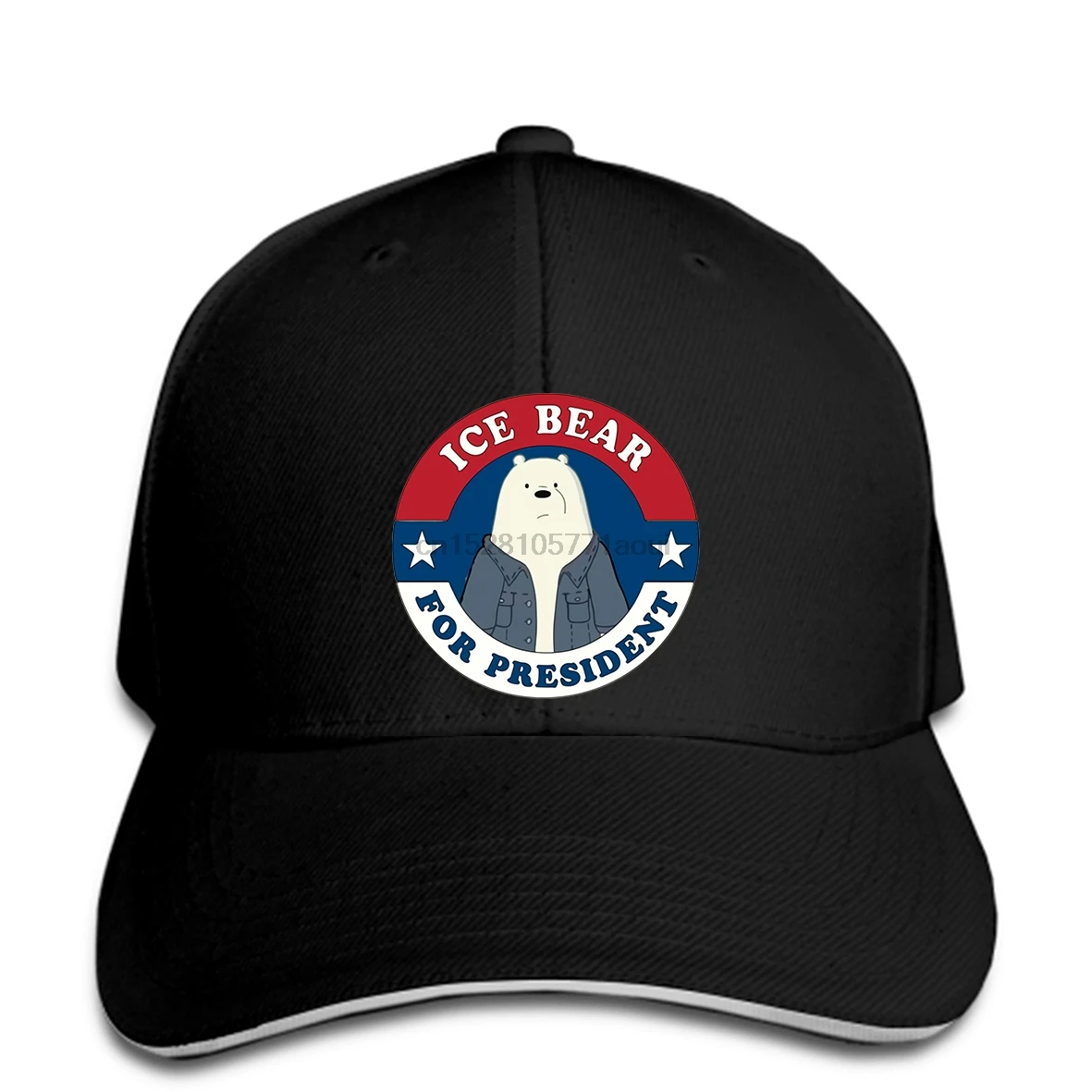 

Baseball cap Printed Men Print hat snapbacks ICE BEAR FOR PRESIDENT Women Baseball caps