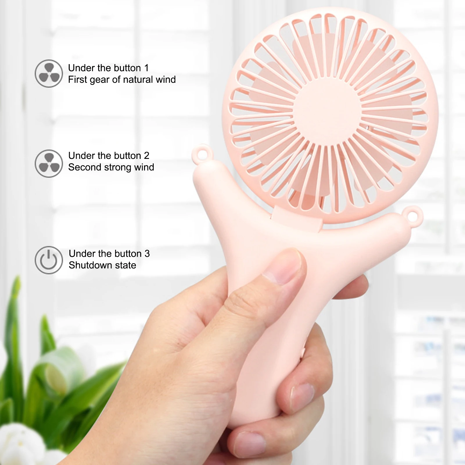 

Mini Portable Hand Fan Foldable Personal USB Charging Powered Cooling Fans Handheld Adjustable For Home Office Travel Outdoor