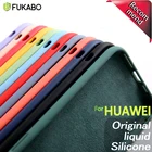 Оригинальный жидкий силиконовый роскошный чехол на для хуавей Huawei P40 P30 P20 Mate 20 30 Lite Pro P smart 2020 Nove 6 SE Candy противоударный чехол чехлы