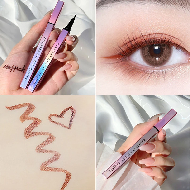 

Eye Shadow Liner Combination Cosmetics Black Pen Waterproof Is Not Blooming Quick-drying Corlorful Eyeliner Pen Beauty Makeup