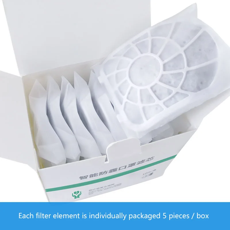 5 шт. одноразовые прокладки маски для рта Анти-пыль и Туман Маска мат фильтр