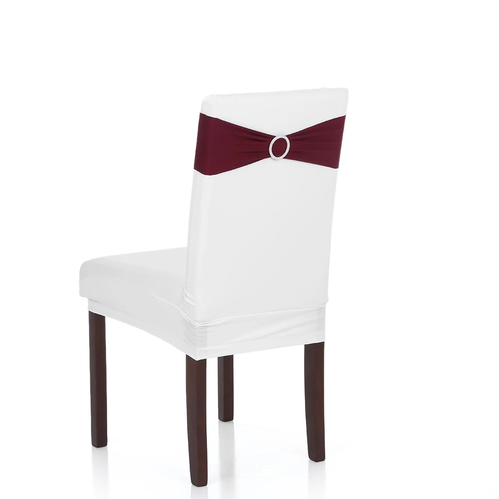 10 шт. повязка стул на л стрейч спандекс створки для свадьбы лайкра украшения